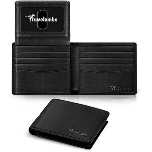 Wallet for Men, Premium Classic Mens Wallet Minimalist Slim Bifold Wallet, RFID
